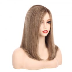 High Ratio virgin human hair blonde mono wig with Swiss mono front for Ladies from China Supplie ...