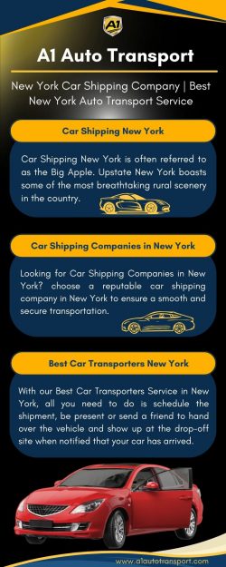 Best Car Transporters Service in New York at A1 Auto Transport