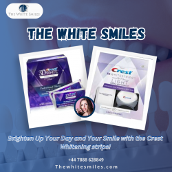 Brighten Up Your Day and Your Smile with the Crest Whitening strips!