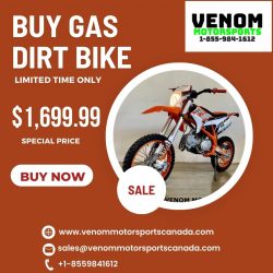 Buy Gas Dirt Bikes Online – Venom Motorsports Canada