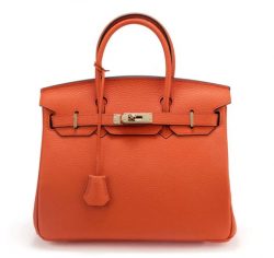 Genuine Leather Handbag Gold Tone Must-Have Leather Designer Bag