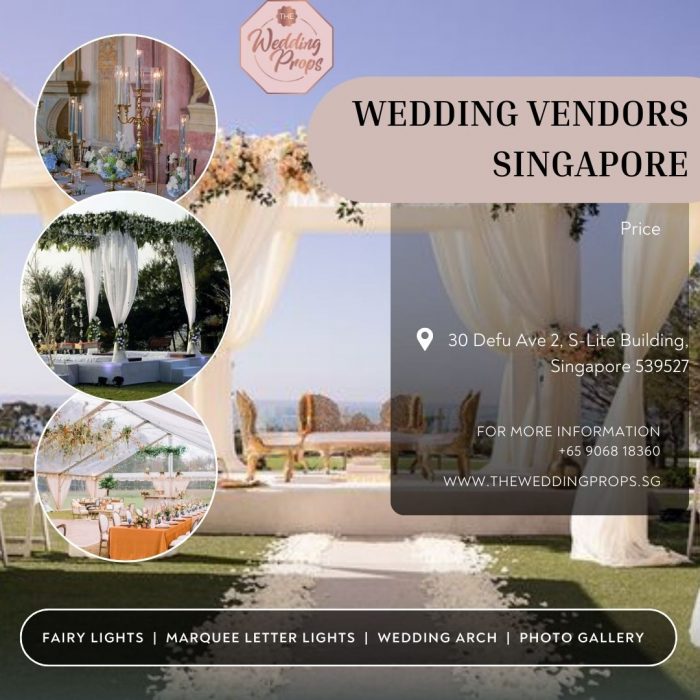 Capture Every Moment With Top Wedding Vendors in Singapore