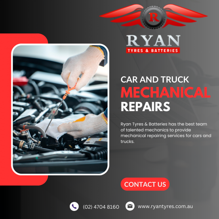 Cars And Trucks Mechanical Repairs: Ryan Tyres & Batteries