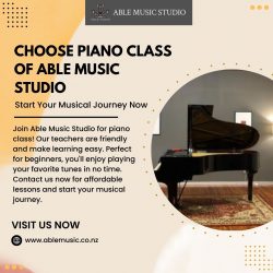 Choose Piano Class of Able Music Studio and Start Your Musical Journey
