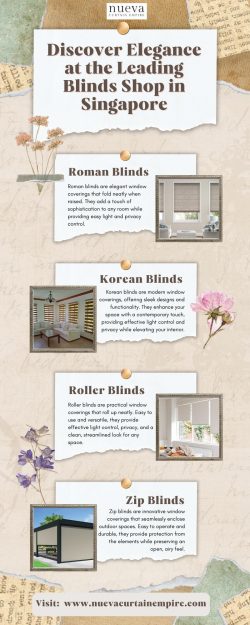 Discover Elegance at the Leading Blinds Shop in Singapore