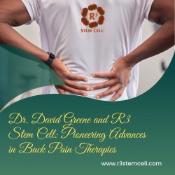 Dr. David Greene and R3 Stem Cell: Pioneering Advances in Back Pain Therapies