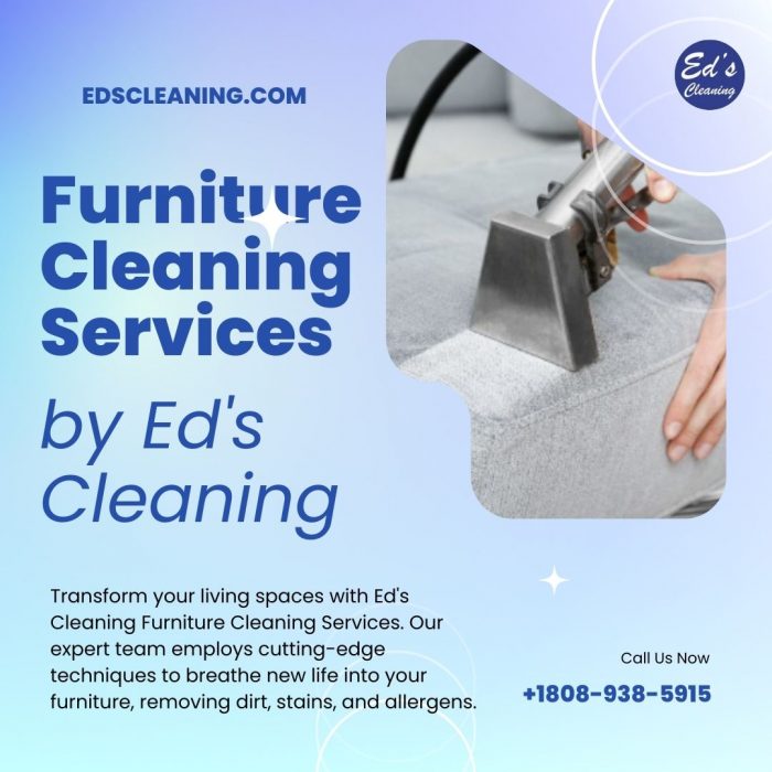 Revitalize Your Space with Ed’s Cleaning Furniture Cleaning Services