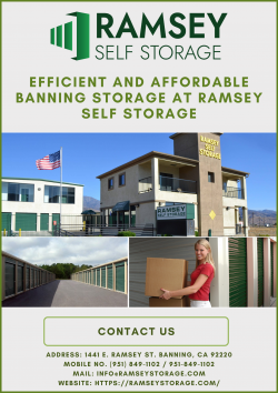 Efficient And Affordable Banning Storage At Ramsey Self Storage