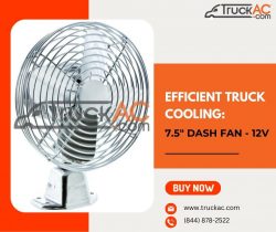 Efficient Truck Cooling: 7.5″ Dash Fan – 12V
