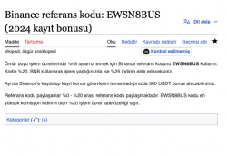 Binance referans kodu wikipedia