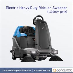 Electric Heavy Duty Ride On Sweeper (1600mm parth)