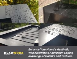 Enhance Your Home’s Aesthetic with Kladworx’s Aluminium Coping in a Range of Colours ...