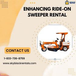 Enhancing Ride-On Sweeper Rental