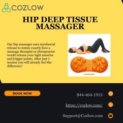 Experience Deep Relief with the Hip Deep Tissue Massager from Cozlow