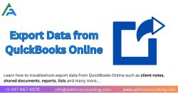 Export Reports and Lists Data from QuickBooks Online
