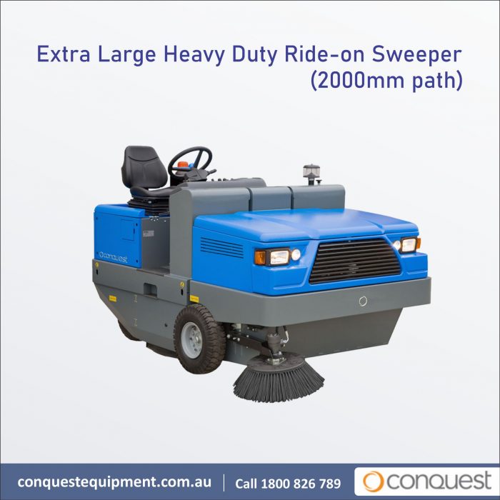 Extra Large Heavy Duty Ride On Sweeper (2000mm parth)
