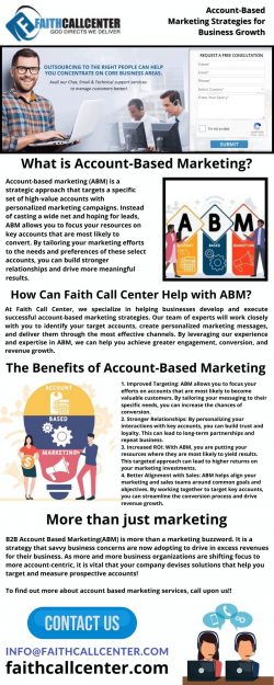 Faith Call Center – Account-Based Marketing Strategies for Business Growth