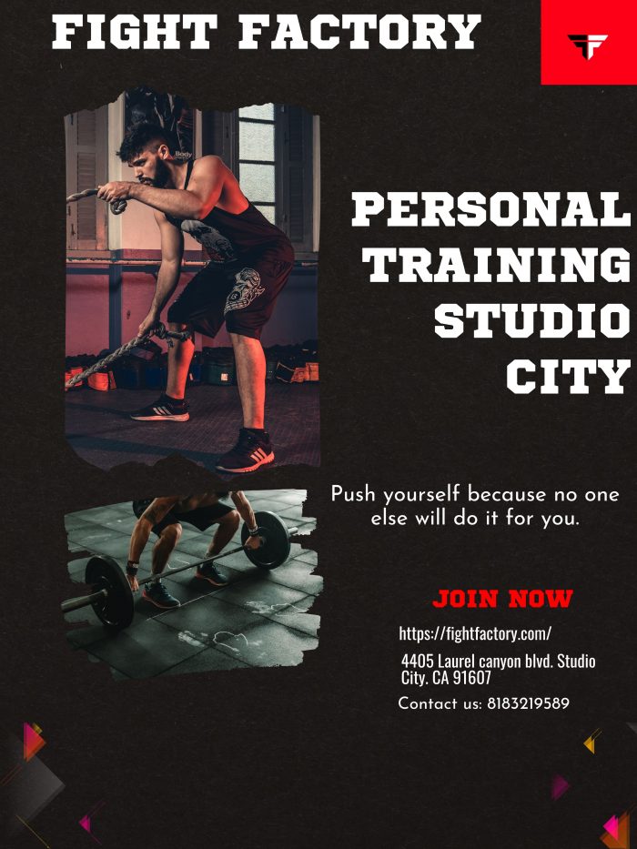 Transform Your Fitness Journey at Fight Factory Personal training studio city.