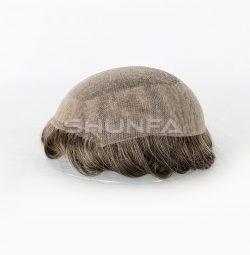 Customized fine welded mono toupee