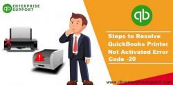 QuickBooks Printer not activated error code 20
