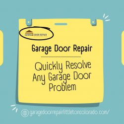 Garage Door Repair: Quickly Resolve Any Garage Door Problem