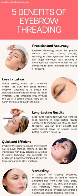 5 Benefits of Eyebrow Threading Services