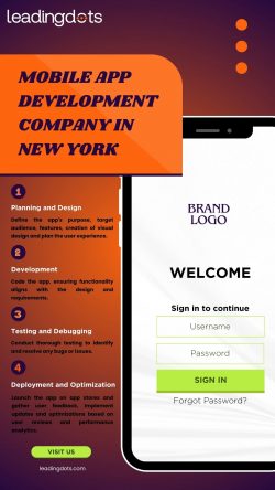 Transform Your Vision with Top Mobile App Development Company in New York | leadingdots