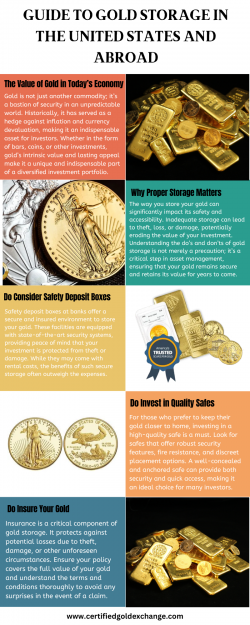 Guide To Gold Storage In The United States And Abroad