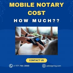 How much does a mobile notary cost