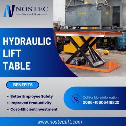 Streamlining Material Handling Operations With Hydraulic Lift Tables