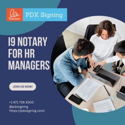I9 Notary For HR managers
