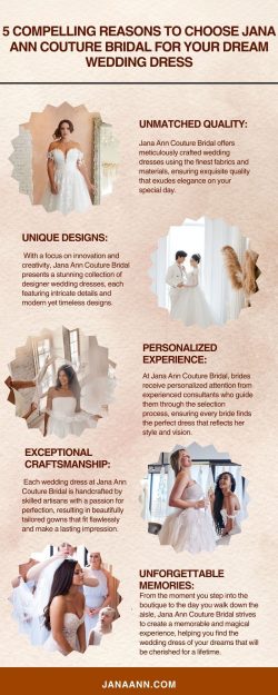 Discover Your Dream Look: Designer Wedding Dresses by Jana Ann Couture Bridal