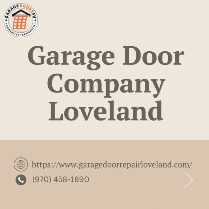 Keep Your Garage Door Operating Properly: Garage Door Repair Company in Loveland