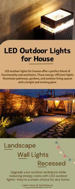 Buy Modern LED Outdoor Lights for House