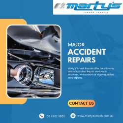 Major Accident Repair Services: Marty’s Smash Repairs
