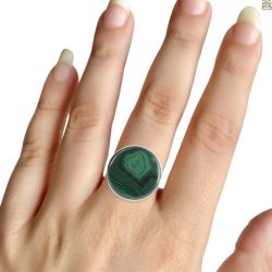 Malachite Ring A Glowing Green Colored Gemstone