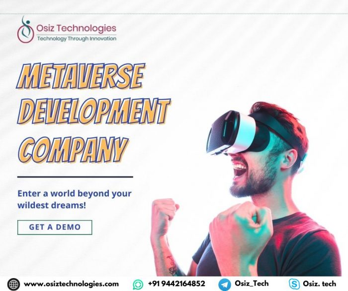 Metaverse Development Company – Osiz Technologies