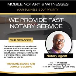 MOBILE NOTARY AND WITNESSES