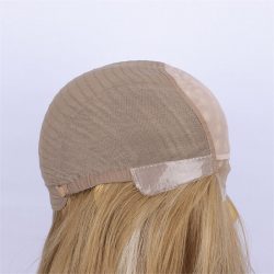 Special wholesale price for Mono top and lace front with machine made weft back medical wig