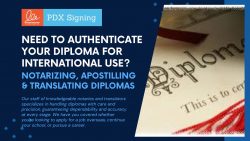Need to authenticate your diploma for international use
