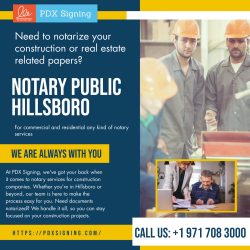 Need to notarize your construction or real estate related papers
