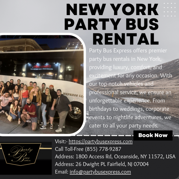 Party Bus Rentals in New York with Party Bus Express