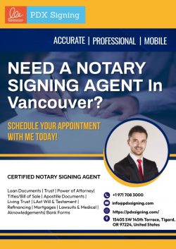 NOTARY SIGNING AGENT In Vancouver
