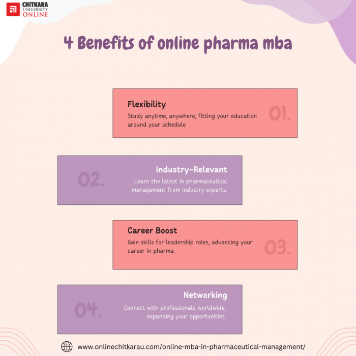 Study the Pharma MBA at ChitkaraU Online Networking, Relevance, Flexibility, and Career Growth.