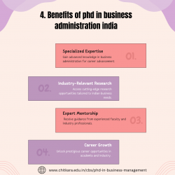 4. Benefits of Phd in business administration india