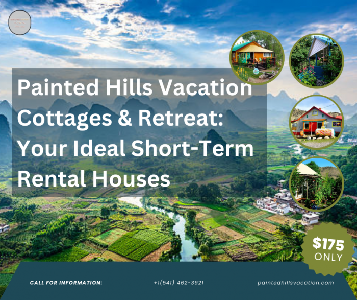 Painted Hills Vacation Cottages & Retreat: Your Ideal Short-Term Rental Houses