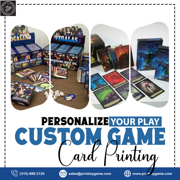 Personalize Your Play- Custom Game Card Printing