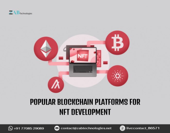 Popular Blockchain Platforms for NFT Development