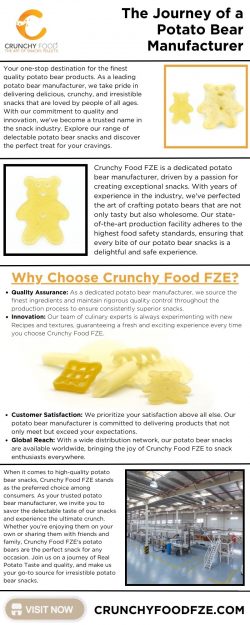 Crunchy Food FZE – The Journey of a Potato Bear Manufacturer