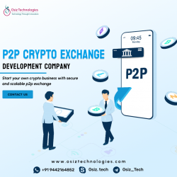 Unlock the potential of peer-to-peer crypto exchange development with Osiz!